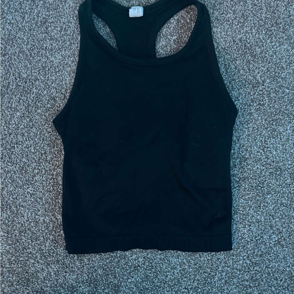 90 Degree By Reflex Black Racerback Tank Top
